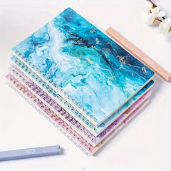 Bohemian Lacquer Pattern A5 Spiral Notebook Bright Diary Writing Diary