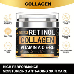 Women's Retinol Face Moisturizer with Collagen & Night Cream