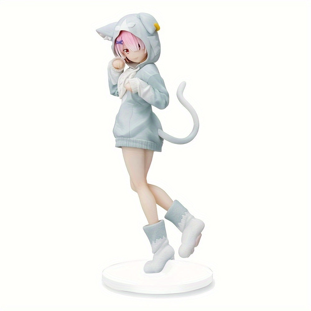 Pink Cat Ears Pajamas Anime Action Figure Gift