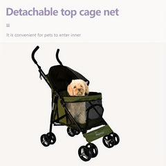 Pet Stroller - Lightweight & Foldable - Ideal for Small Dogs and Cats