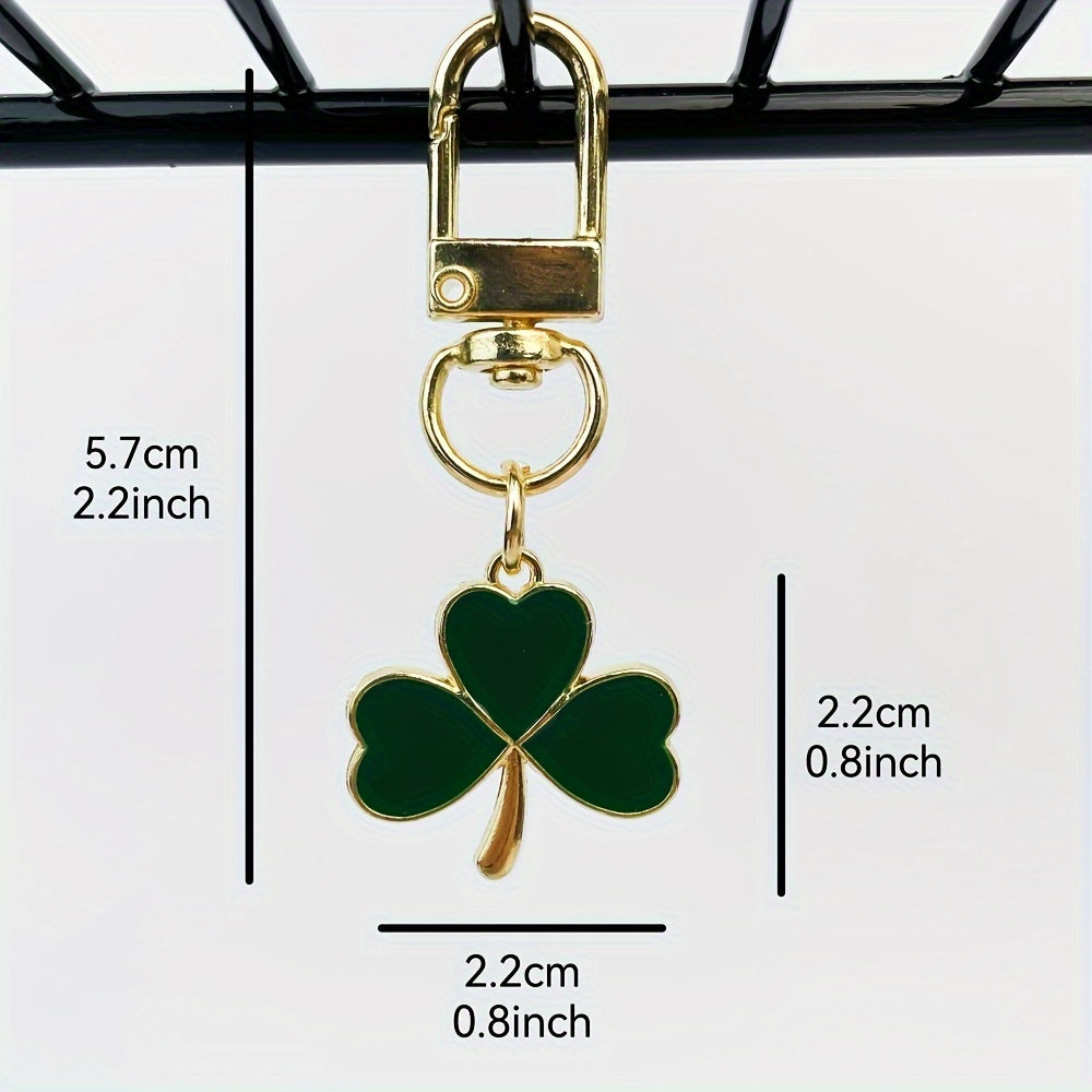 Lucky Shamrock Keychain Blessing Gift For Bags Wallets Car Keys