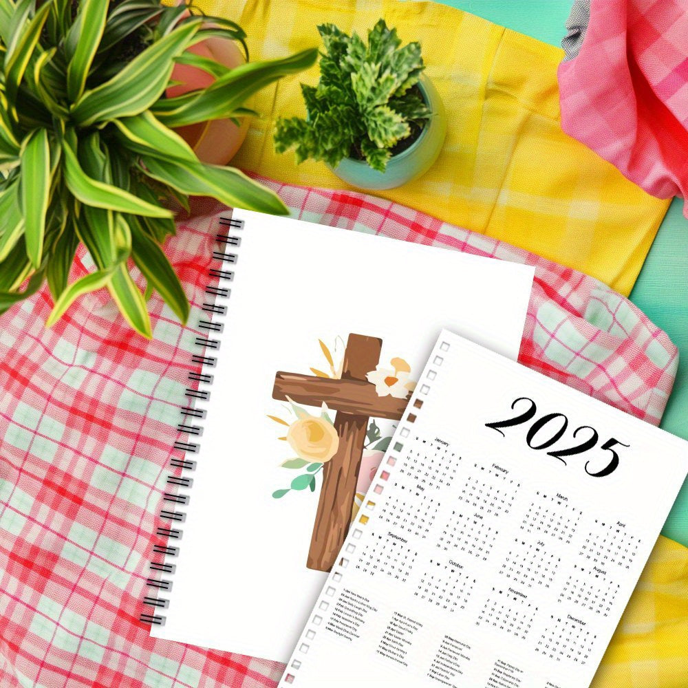 Bible Themed Spiral Coil Notebook - 1pc