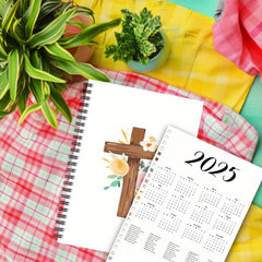 Bible Themed Spiral Coil Notebook - 1pc