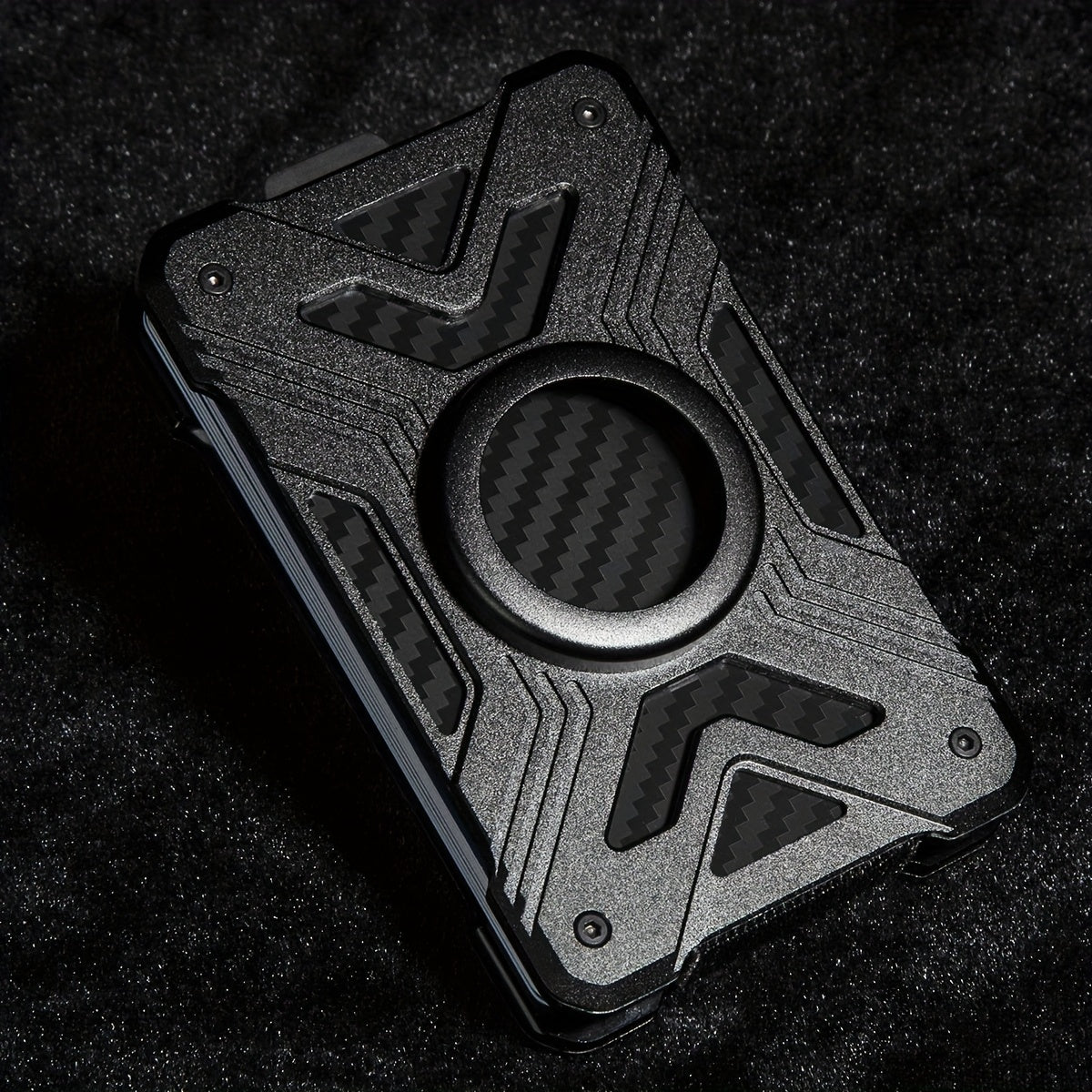 Men's RFID Blocking Aluminum Alloy Card Holder with Tracker Card