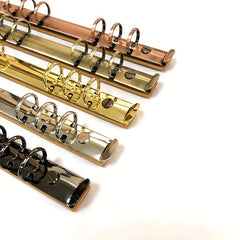 Detachable Loose Leaf Ring Binder w/ Bamboo Backboard Screws