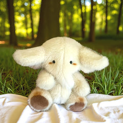 Cream Elephant Plush Toy - Perfect Holiday Gift for Kids