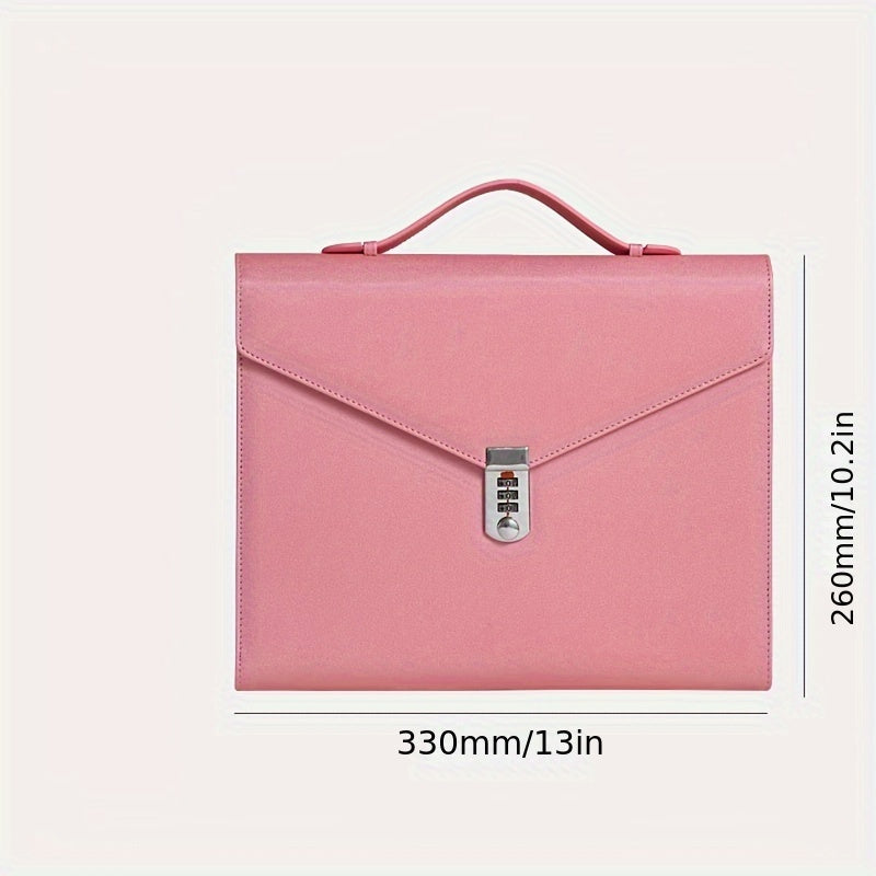 Large Capacity Password File Package with Lock - Confidential Test Paper Bag