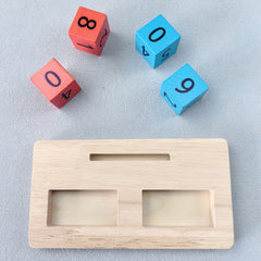 Educational Wooden Teaching Clock for Kids - Time Learning Kit