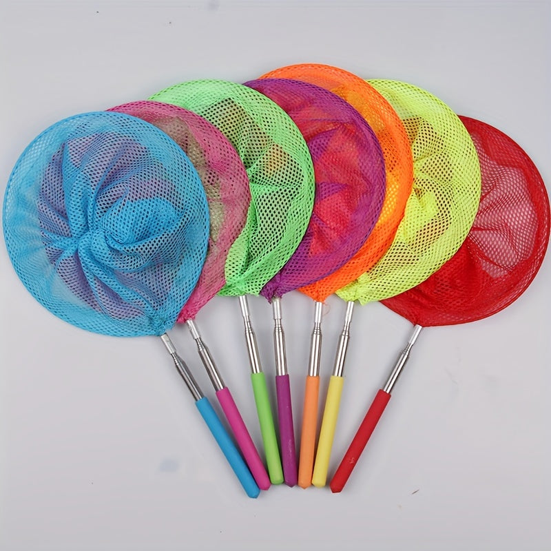 Foldable Fishing Bucket Portable Retractable Beach Catch Fishnet Toy