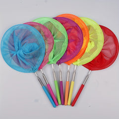 Foldable Fishing Bucket Portable Retractable Beach Catch Fishnet Toy
