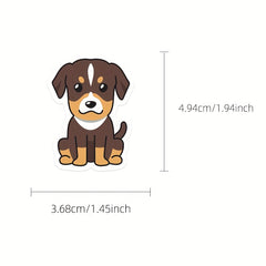33Pcs Cartoon Cat And Dog Stickers Waterproof DIY Stickers