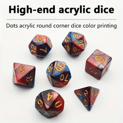 7pcs Funny Dice Set for Party Game Bars Clubs Family Party