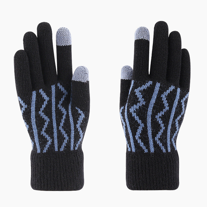 Winter Touchscreen Knit Gloves for Men