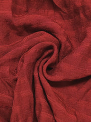  Solid Elastic High Rise Lantern Trousers