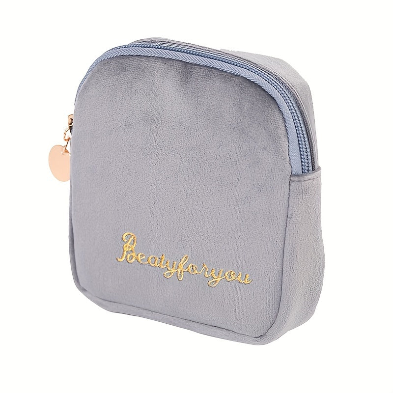 Embroidered Napkin Storage Bag Makeup Pouch Organizer