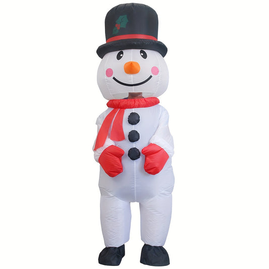 Snowman Inflatable Costume Halloween Party Cosplay Costumes
