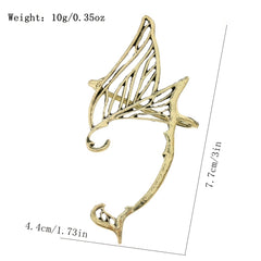 Metal 3D Cat Ear Fairy Ear Clip