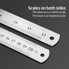 Thickened Stainless Steel Ruler Measuring Tool