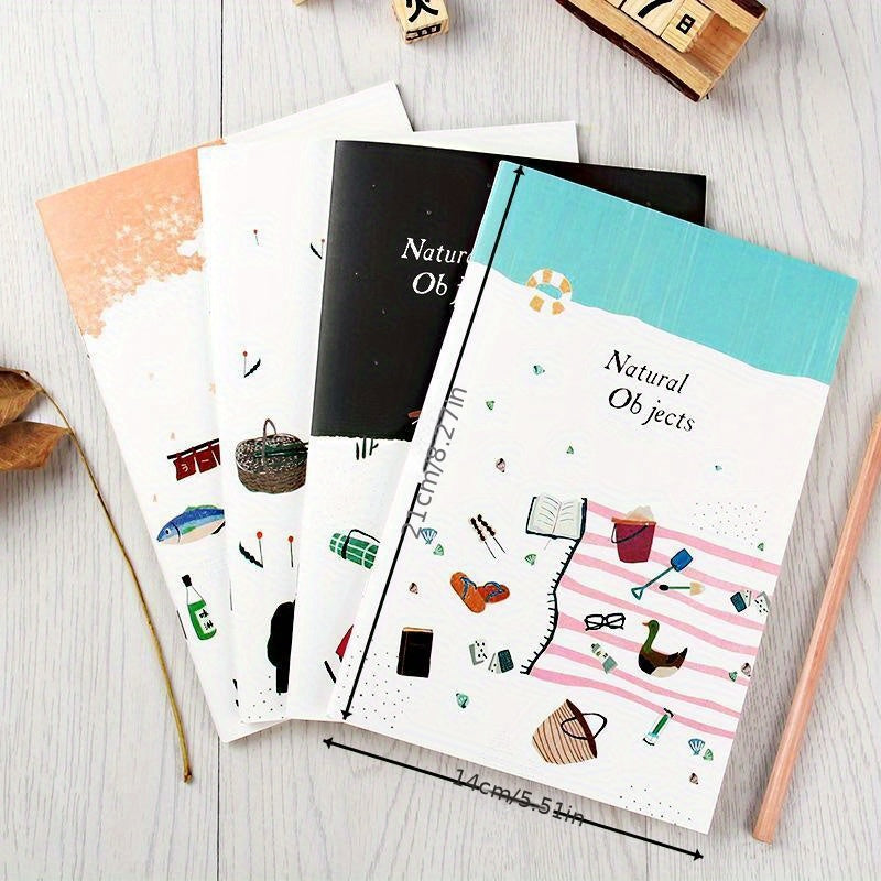 A5 Size Illustration Notebook Primary Secondary School Student Diary