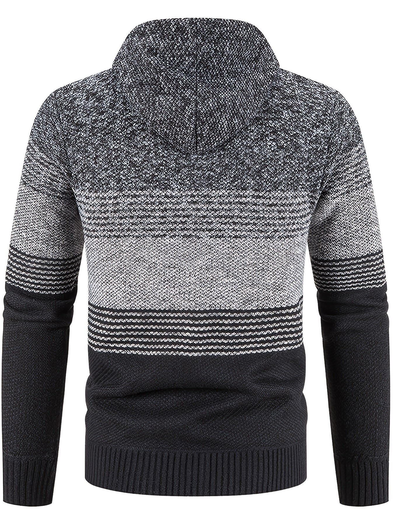 Men's Plush Hooded Sweater for Fall Winter