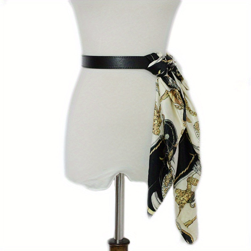 Boho Ribbon Lace Up Belt Women Waistband Decorative Dress Girdle