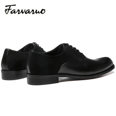 FARWARWO Leather Dress Shoes Wedding Office