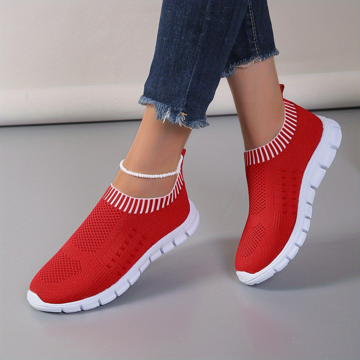 Women's Breathable Running Shoes Lightweight Comfortable Sport Shoes