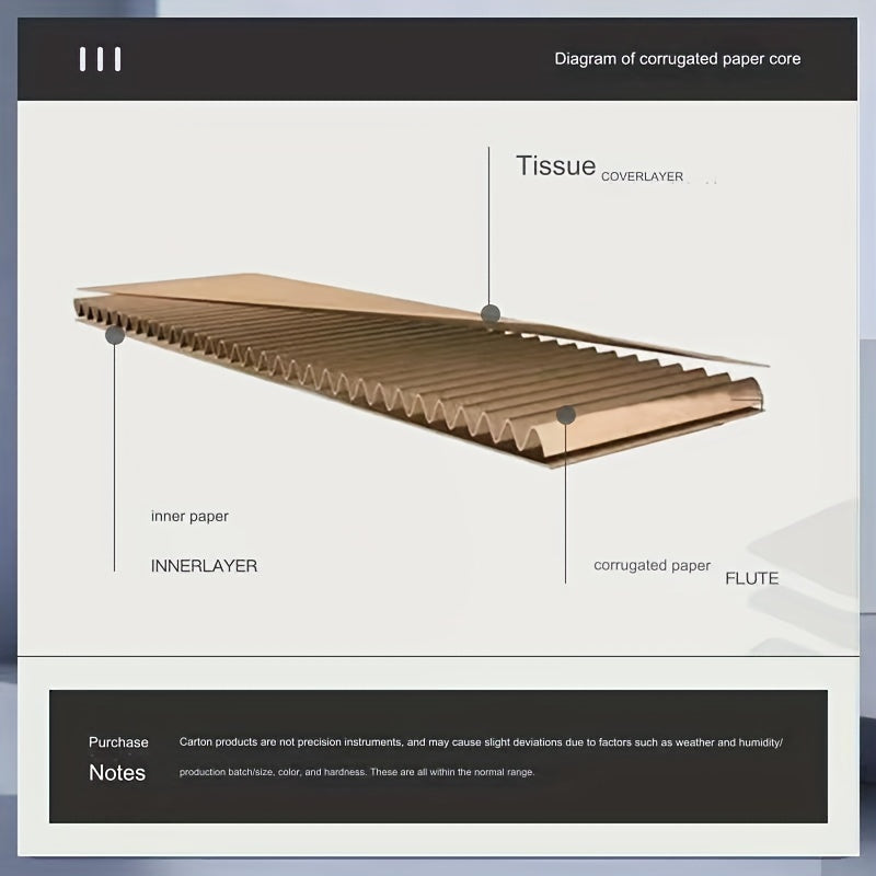 60-pack 21x11 Three-Layer Corrugated Cardboard Boxes