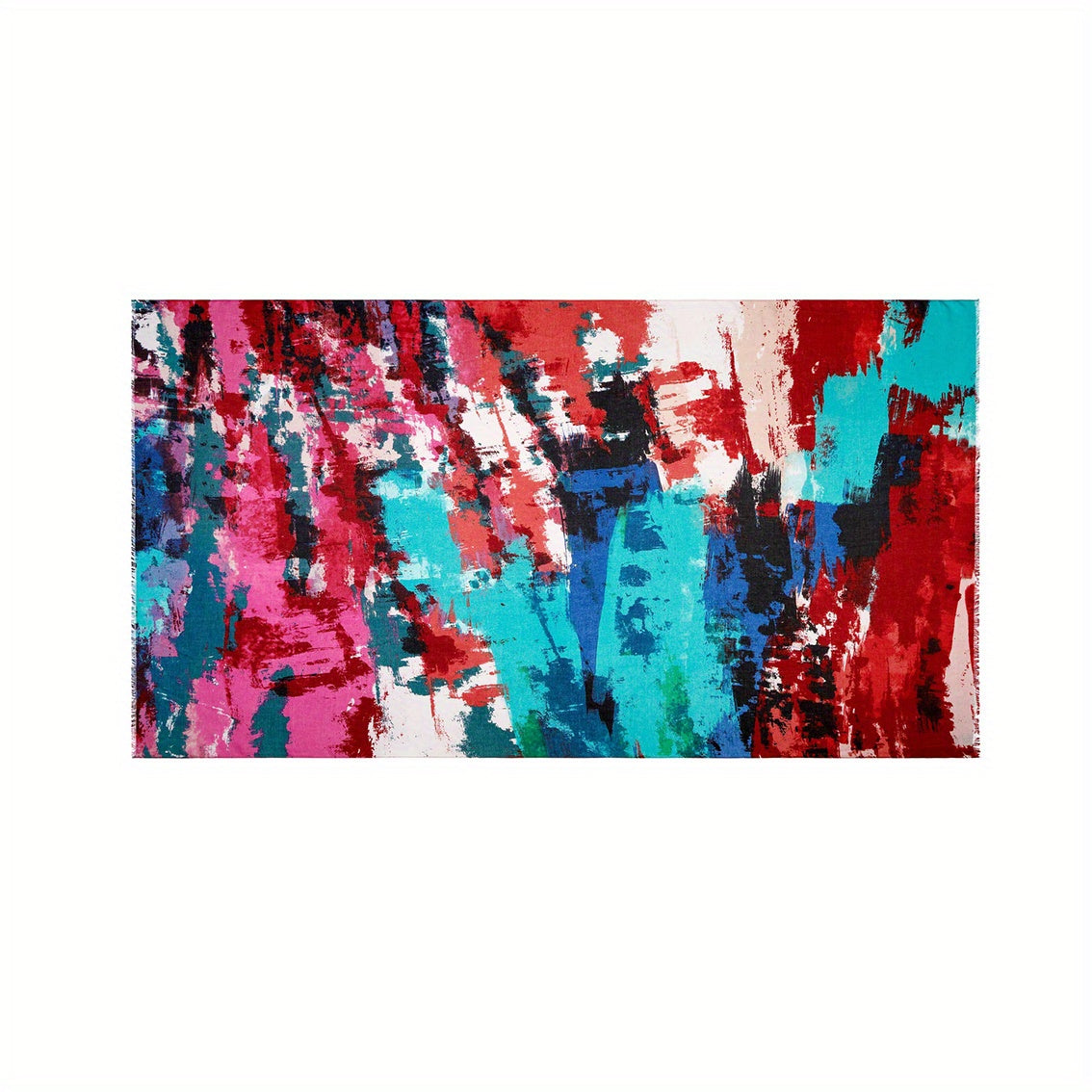 Geometric Print Bikini Wrap Scarf Boho Large Shawl