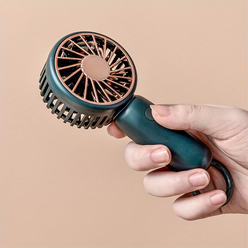 Portable Hiking Button Handheld Fan USB Mini Fan Morandi Matching