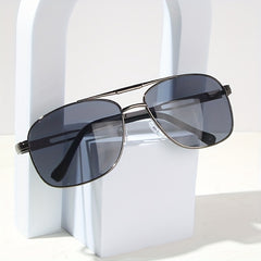 Top Bar Aviator Sunglasses Metal Gradient Glasses UV400
