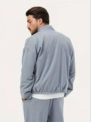 Men's 2 Piece Casual Jacket & Sweatpants Set for Spring Autumn
