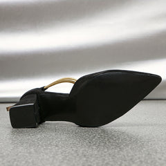 Women's Block Heel Zipper Pumps Suede Comfort Heels