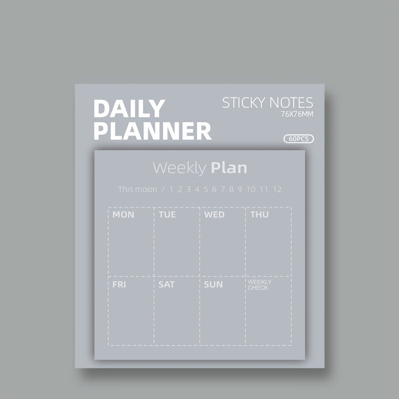 Retro Plan Notebook Four Styles To Choose From