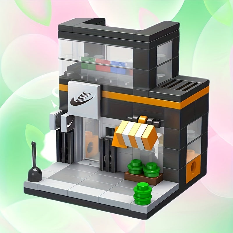 Mini Bricks Bread Shop Building Blocks Set