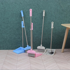 1:12 Scale Broom and Dustpan Set for Dollhouse Cleaning