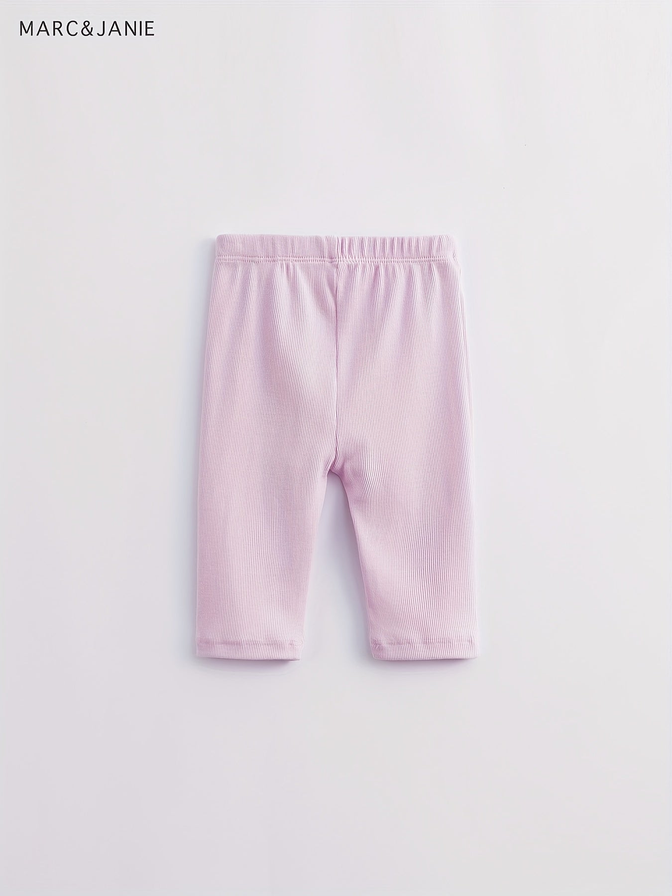 Girls Summer Cropped Leggings Assorted Colors Elastic Knit Pants