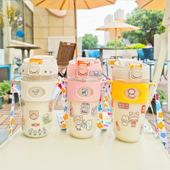 Portable Double Drinking Cup for Hydration On the Go