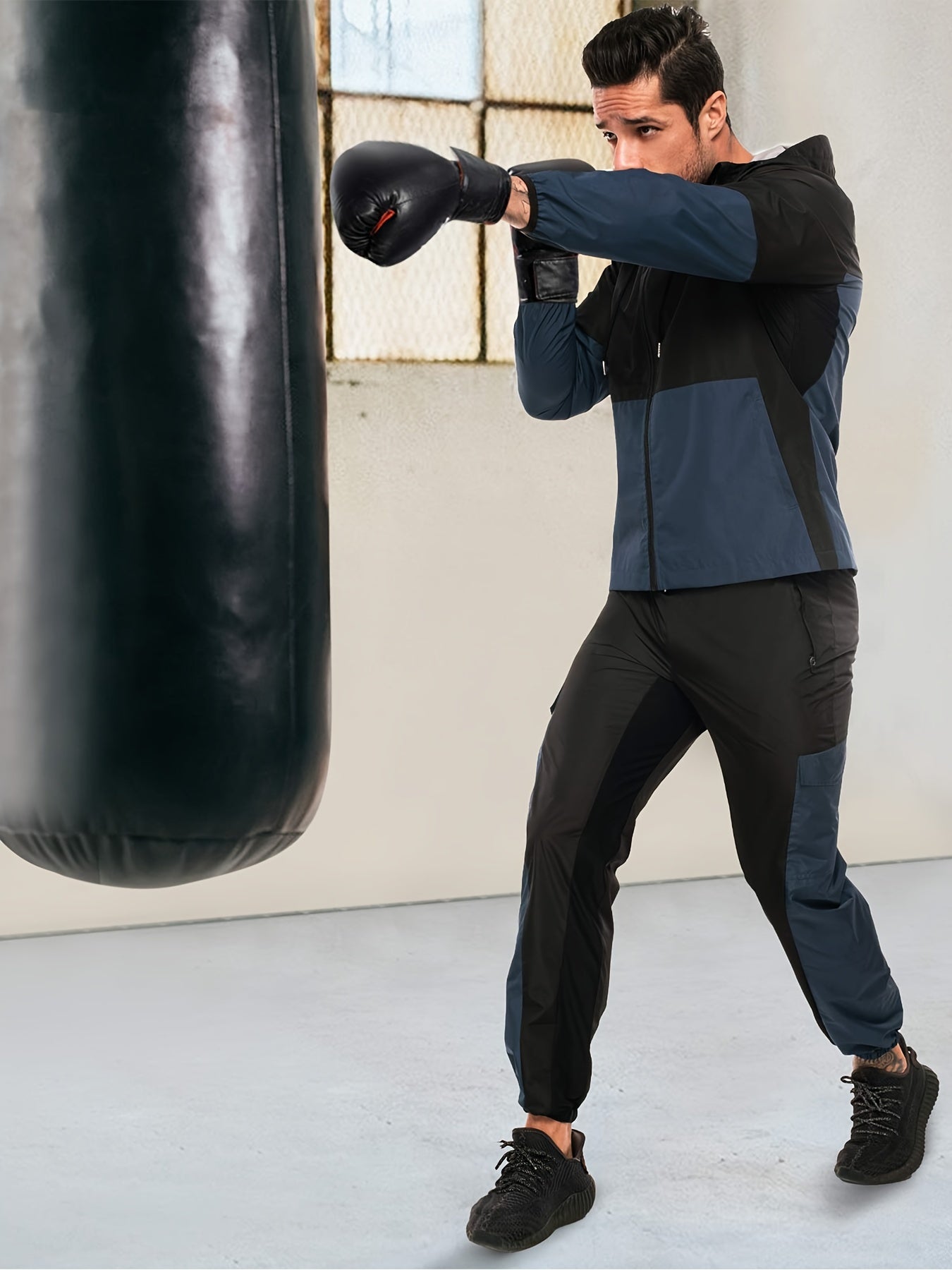 Men's Sweat Sauna Hooded Jacket for Sports & Gym