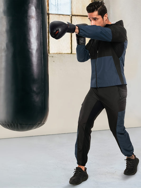Men's Sweat Sauna Hooded Jacket for Sports & Gym