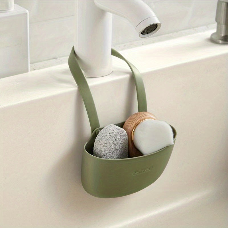 Draining Rack Hanging Basket Sink Storage Kitchen Sink Organizer