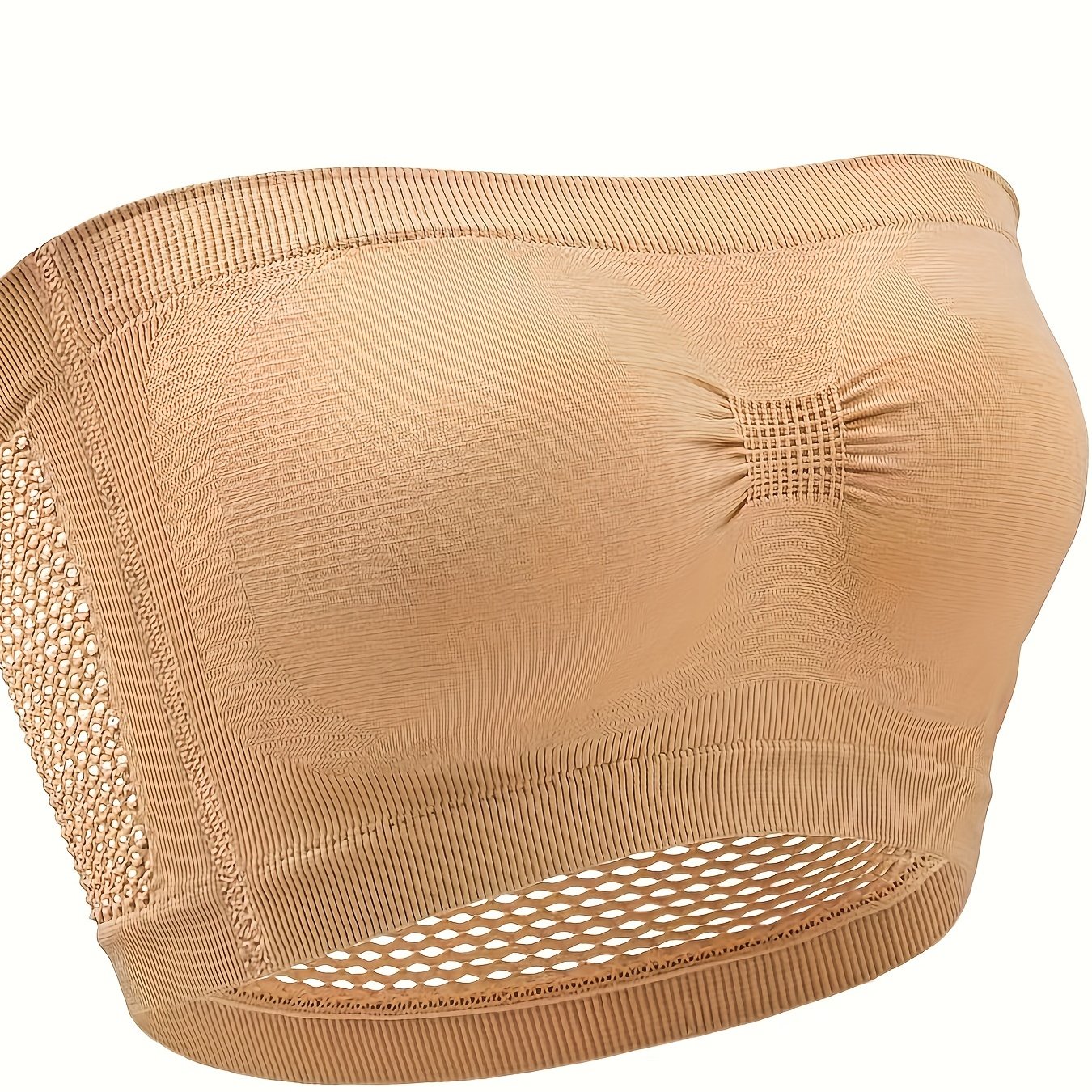 Strapless Bandeau Bra Hollow Out Stretch Underwear