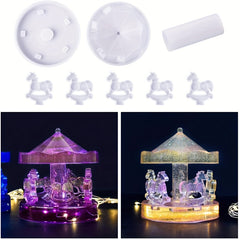 Carousel Ornament Epoxy Resin Mold DIY Kit