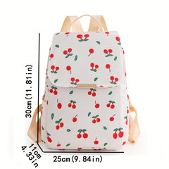 Butterfly Print Waterproof Backpack Lightweight Oxford School Bag