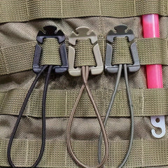 Backpack Buckle Fixed Clip with Nylon Strap for Outdoor Camping