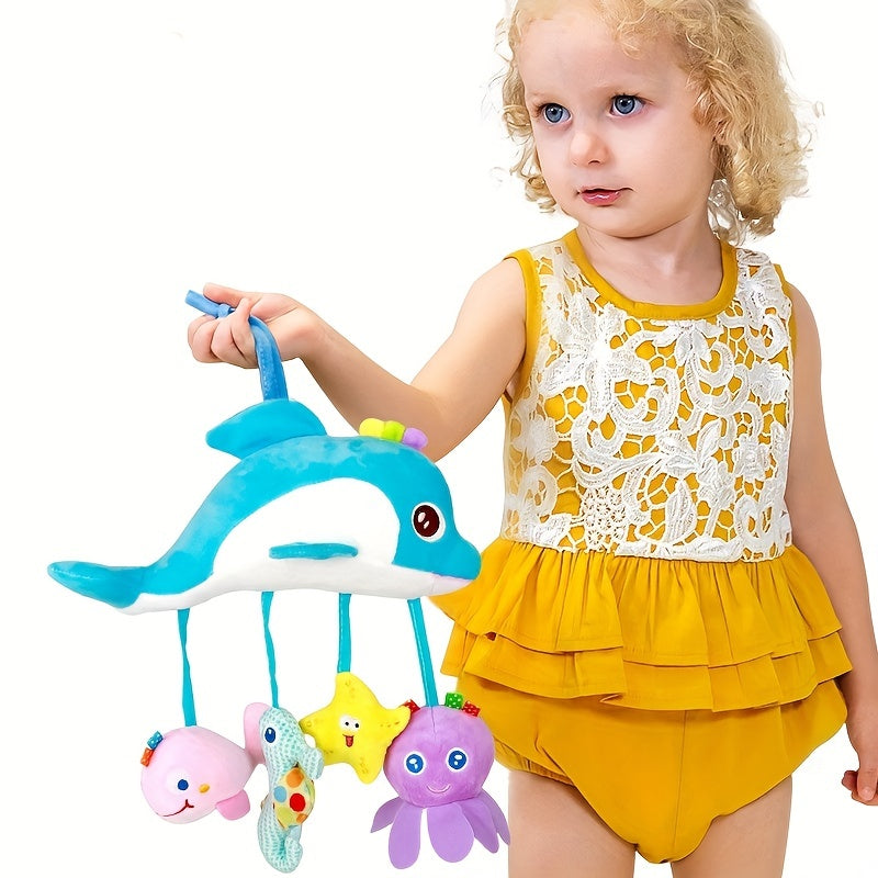 0-1 Years Old Baby Bed Bell Rattle Mirror Car Pendant