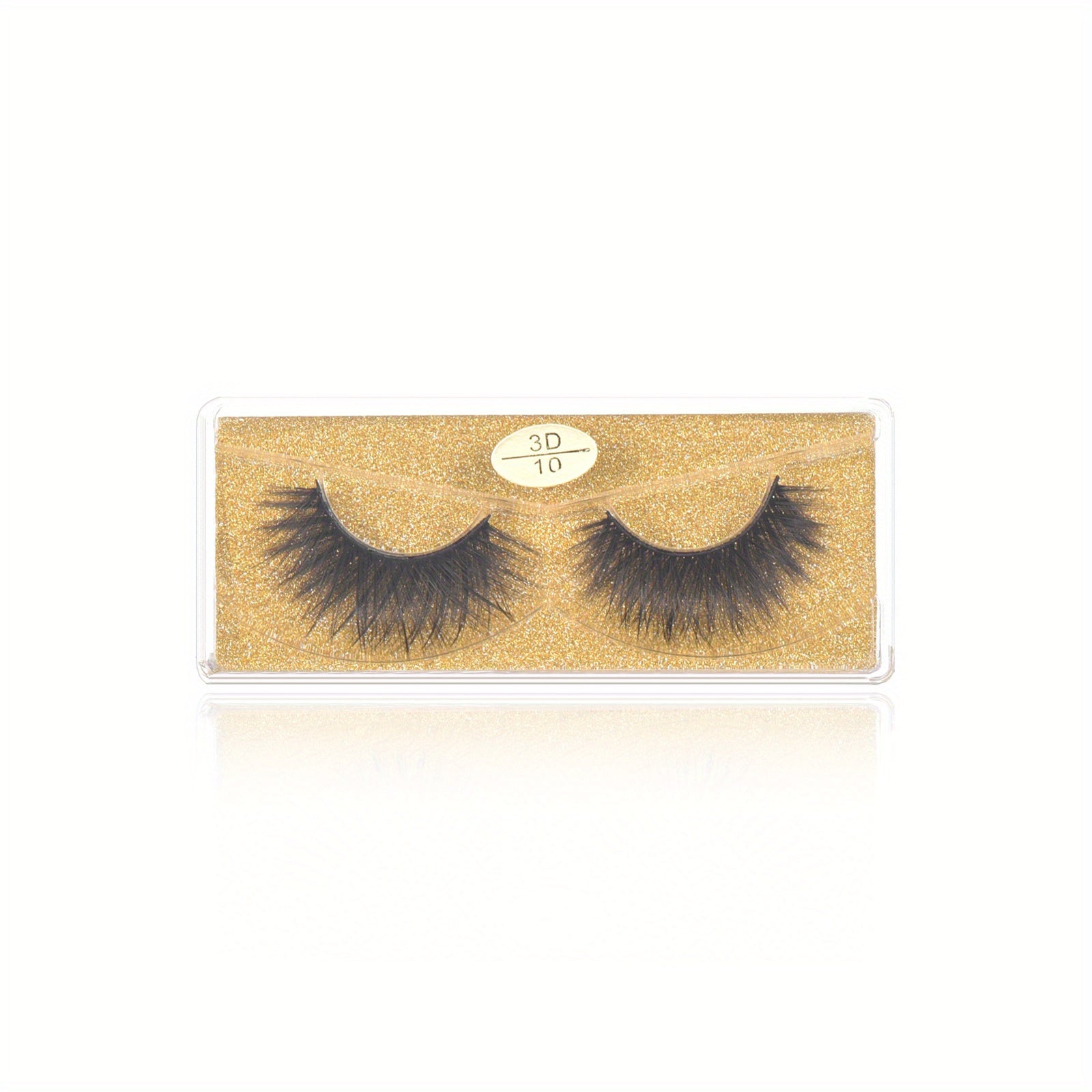 10 Styles Thick False Eyelashes Single Pair Travel Size