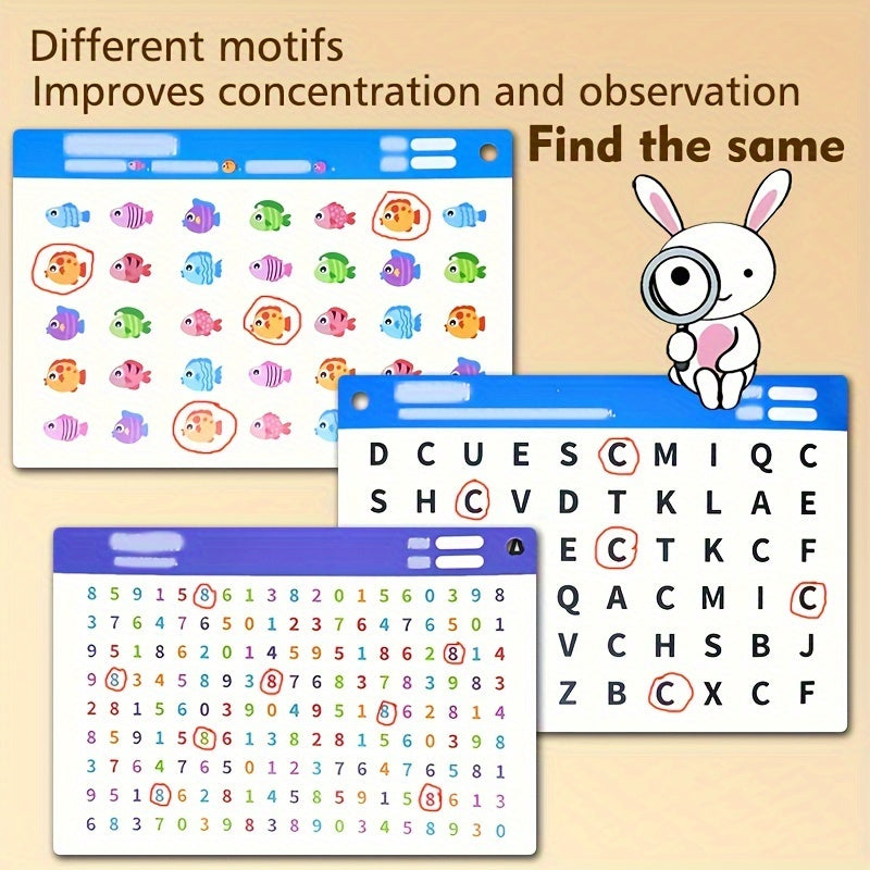 Find The Same Focus on Finding the Difference Cards