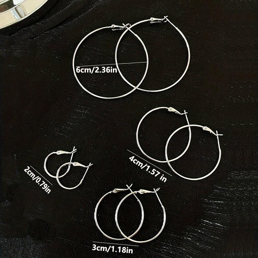 Boho Sexy Hoop Earrings Iron Jewelry Female Gift