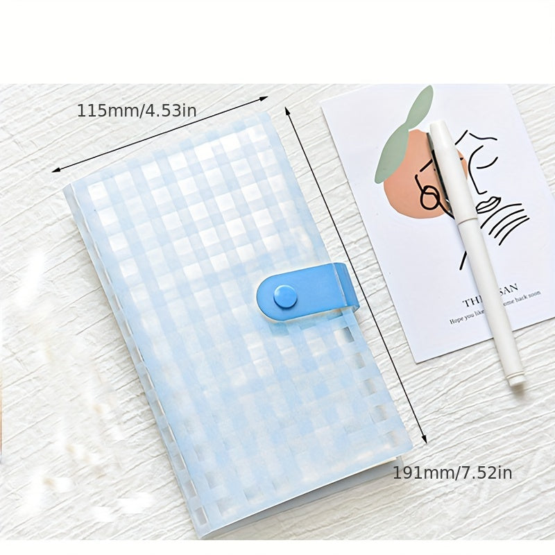 Plaid File Folder A4 Organ Bag PP Layer Student Storage Data